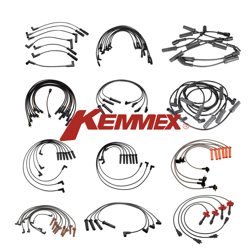 KEMMEX 7874 Spark Plug Wire Ignition Cable Set For Silverado 1500 Sierra 3500 12192133